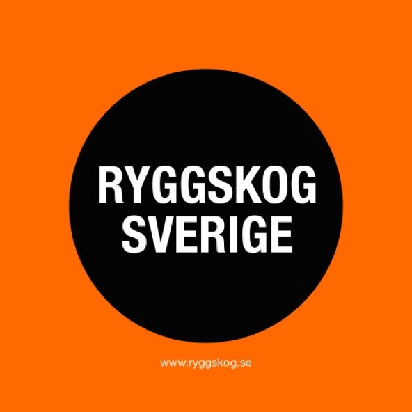 ryggskog sverige